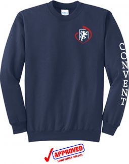 CONVENT - Port & Company - Core Fleece Crewneck Sweatshirt, Navy